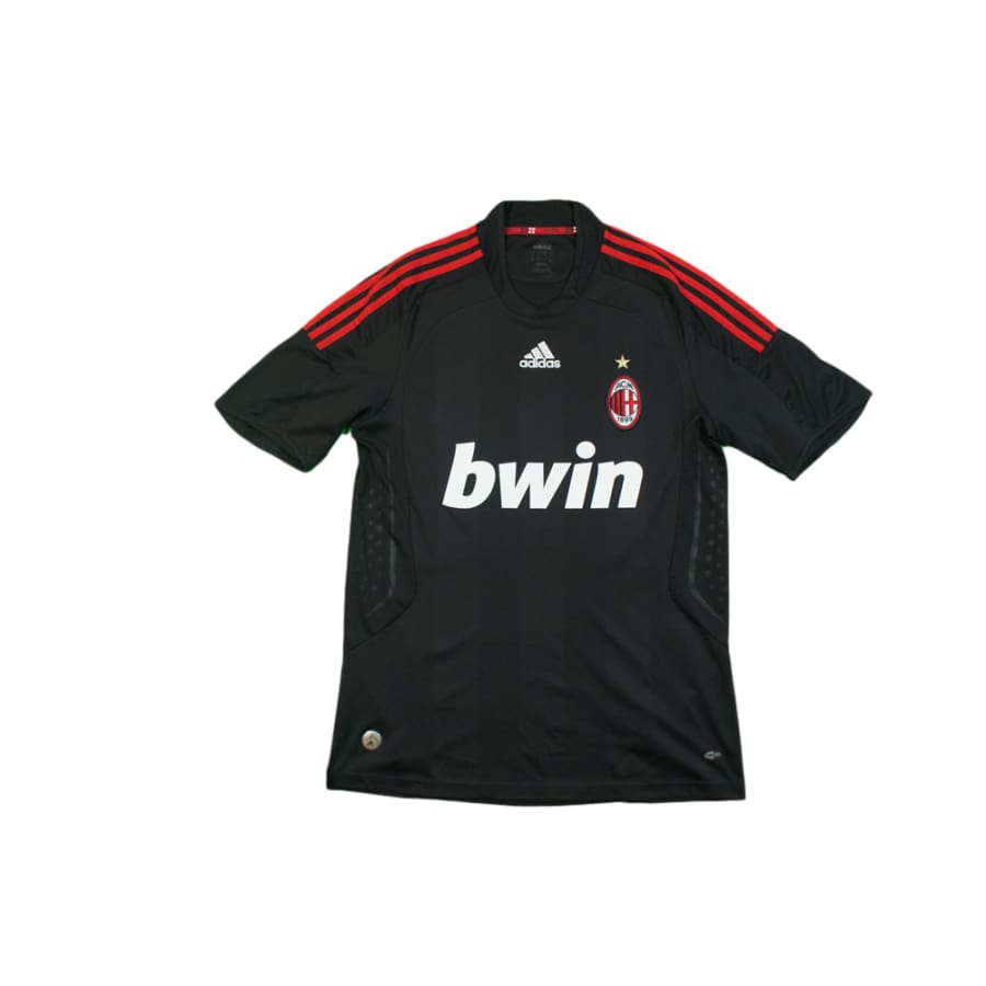 Maillot foot vintage Milan AC extérieur N°80 RONALDINHO 2008-2009 - Adidas - Milan AC