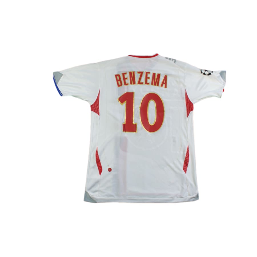 Maillot foot vintage Olympique Lyonnais domicile N°10 BENZEMA 2007-2008 - Umbro - Olympique Lyonnais