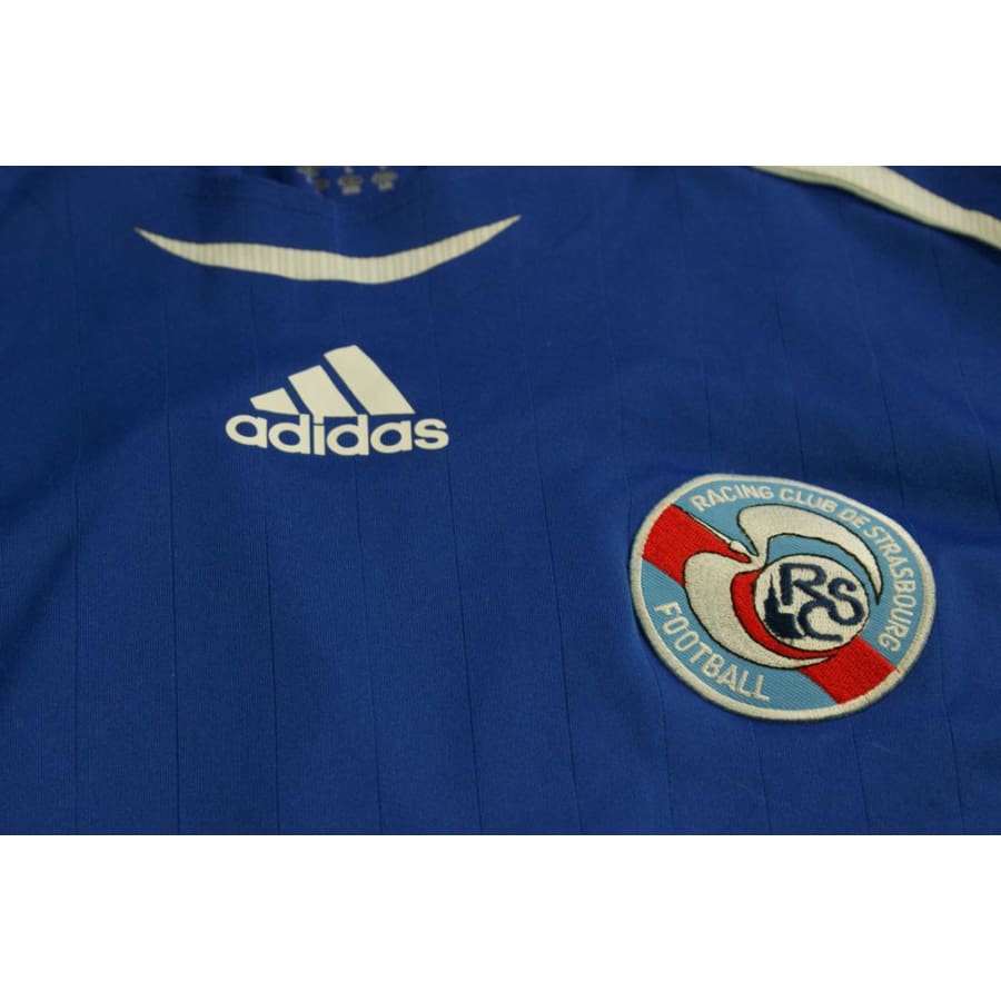 Maillot foot vintage RC Strasbourg Alsace domicile N°10 PHILIPPE 2006-2007 - Adidas - RC Strasbourg Alsace