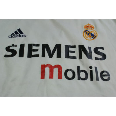 Maillot foot vintage Real Madrid domicile N°5 ZIDANE 2002-2003 - Adidas - Real Madrid