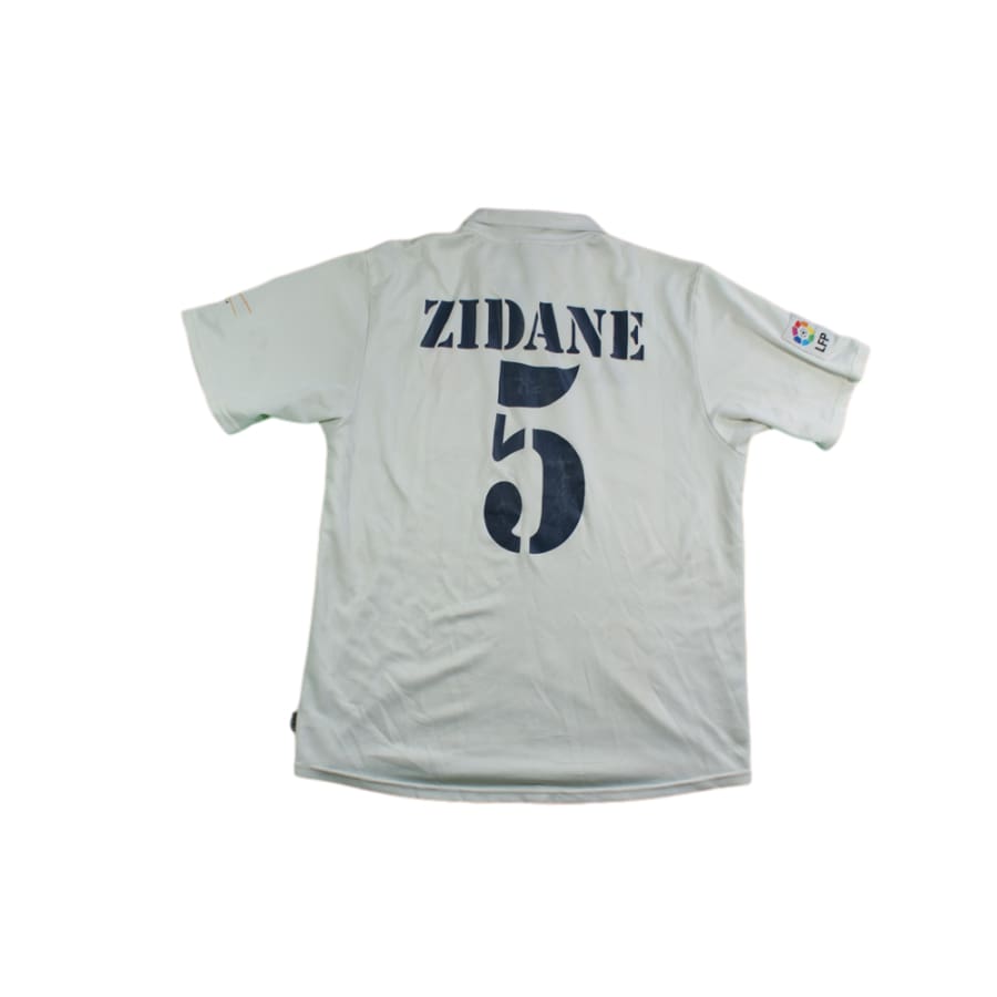 Maillot foot vintage Real Madrid domicile N°5 ZIDANE 2002-2003 - Adidas - Real Madrid