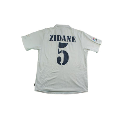 Maillot foot vintage Real Madrid domicile N°5 ZIDANE 2002-2003 - Adidas - Real Madrid