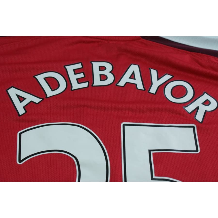 Maillot football rétro Arsenal domicile N°25 ADEBAYOR 2008-2009 - Nike - Arsenal