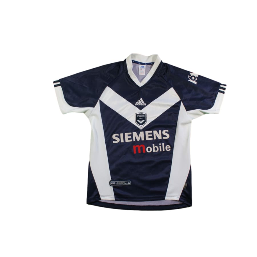 Maillot football rétro Bordeaux domicile 2001-2002 - Adidas - Girondins de Bordeaux