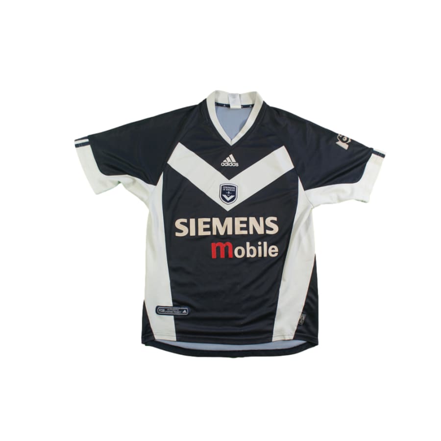 Maillot football rétro Bordeaux domicile 2001-2002 - Adidas - Girondins de Bordeaux