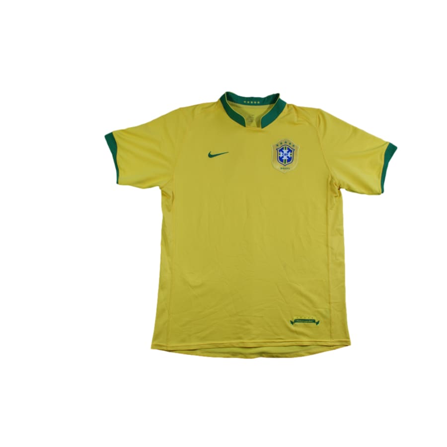 Maillot football rétro Brésil domicile 2006-2007 - Nike - Brésil