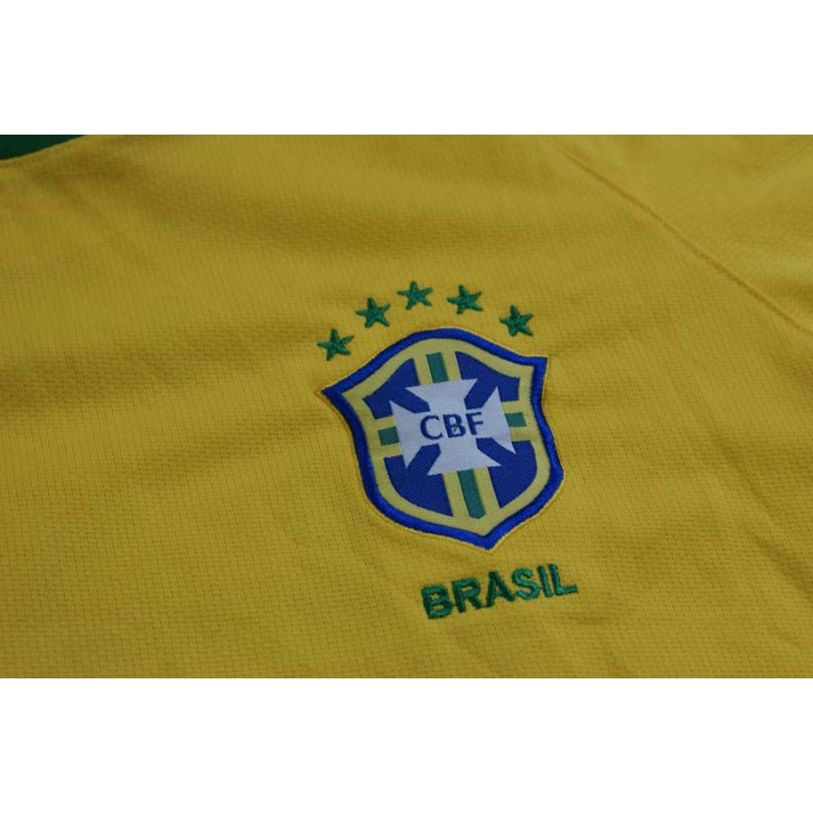 Maillot football rétro Brésil domicile N°10 2010-2011 - Nike - Brésil