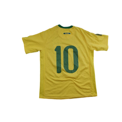 Maillot football rétro Brésil domicile N°10 2010-2011 - Nike - Brésil