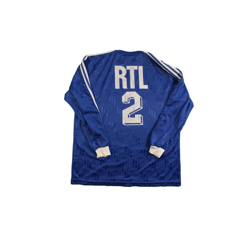 Maillot football rétro Coupe de Franc RTL N°2 années 1990 - Adidas - Coupe de France