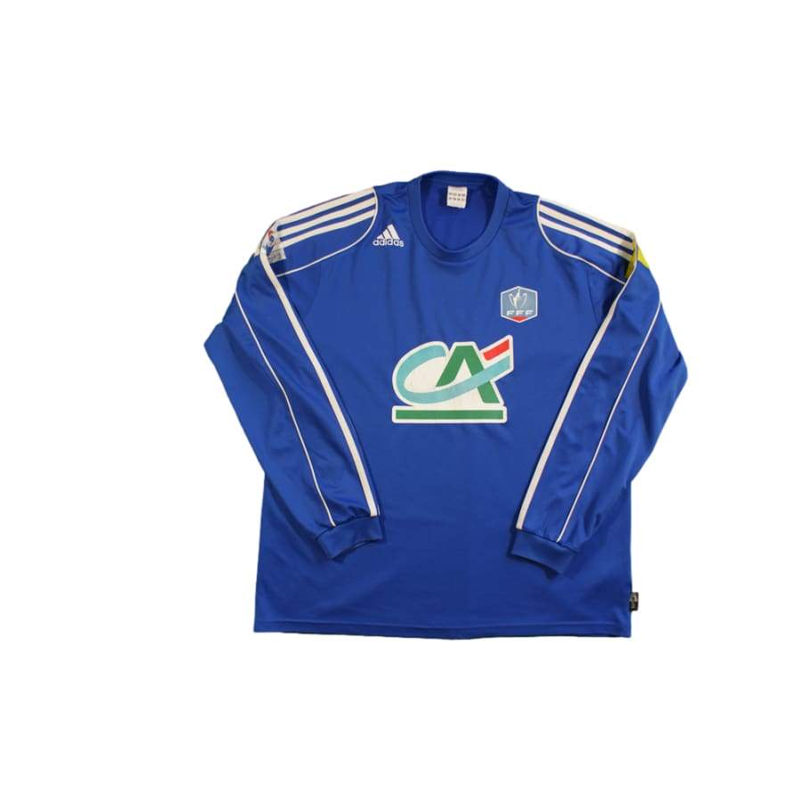 Maillot football rétro Coupe de France Crédit Agricole N°6 années 2000 - Adidas - Coupe de France