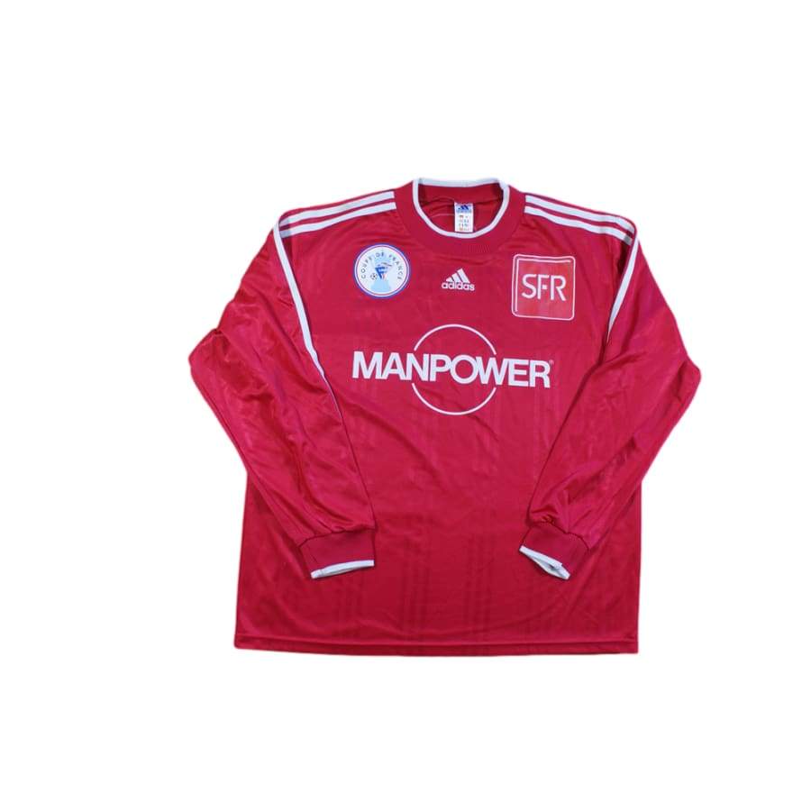Maillot De Foot Vintage Adidas - Coupe De France Manpower N°5 Années 2000 - Taille XL