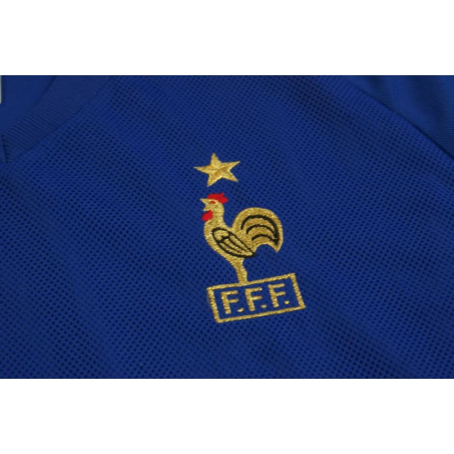 Maillot football rétro équipe de France domicile OPTIC 2000 2002-2003 - Adidas - Equipe de France