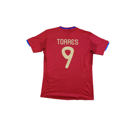 Maillot football rétro Espagne domicile N°9 TORRES 2010-2011 - Adidas - Espagne