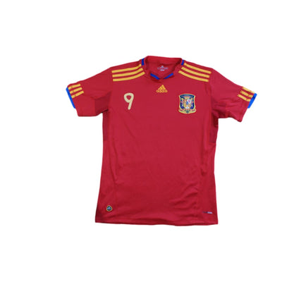 Maillot football rétro Espagne domicile N°9 TORRES 2010-2011 - Adidas - Espagne