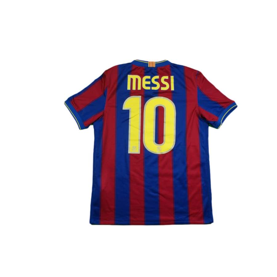 Maillot football rétro FC Barcelone domicile N°10 MESSI 2009-2010 - Nike - Bar