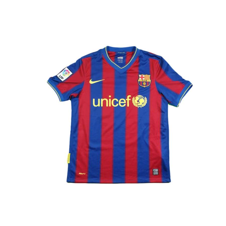 Maillot football rétro FC Barcelone domicile N°10 MESSI 2009-2010 - Nike - Bar