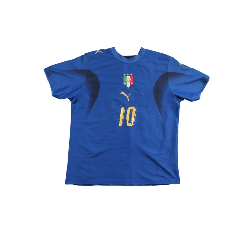 Maillot football rétro Italie domicile N°10 TOTTI 2006-2007 - Puma - Italie