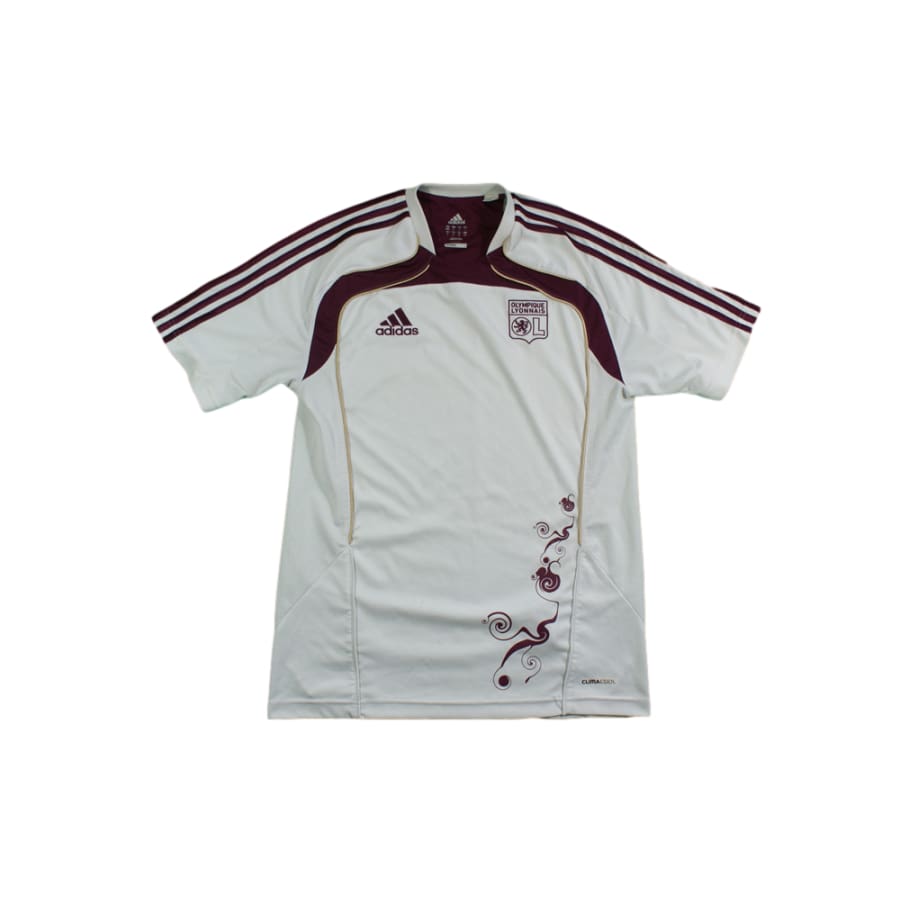 Maillot football rétro Lyon entraînement 2010-2011 - Adidas - Olympique Lyonnais