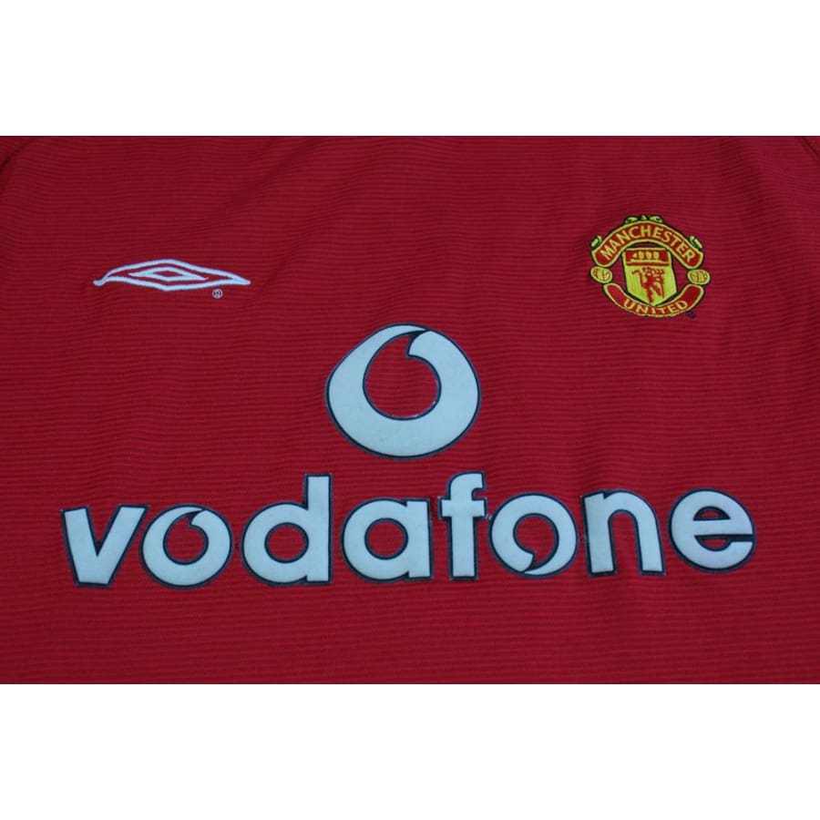 Maillot football rétro Manchester United domicile N°7 BECKHAM 2000-2001 - Umbro - Manchester United