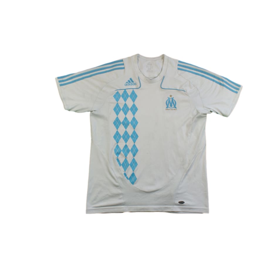 Maillot football rétro Marseille entraînement années 2000 - Adidas - Olympique de Marseille