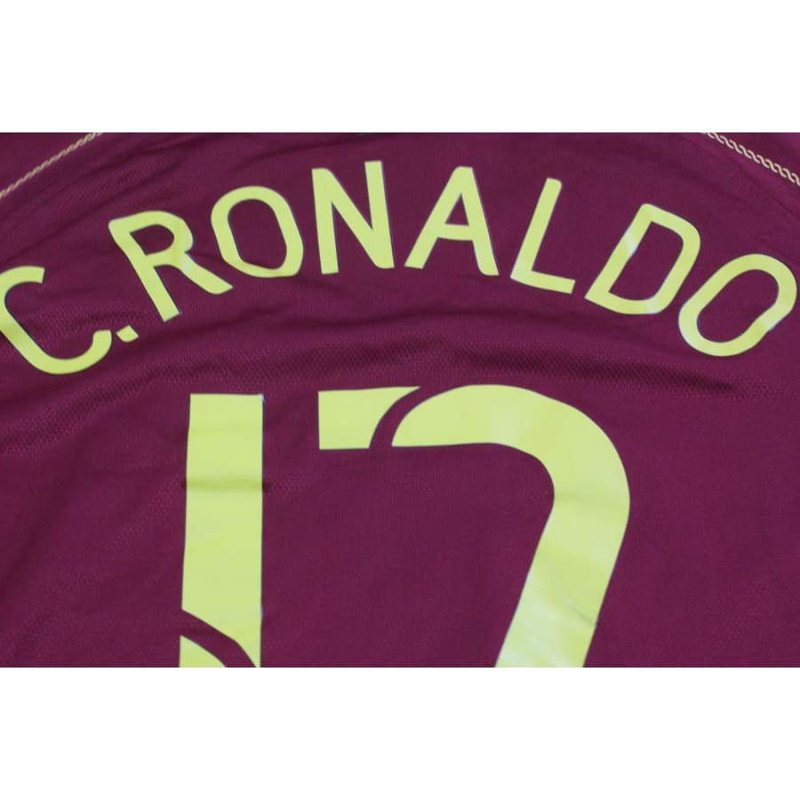 Maillot football rétro Portugal domicile N°17 C.RONALDO 2006-2007 - Nike - Portugal