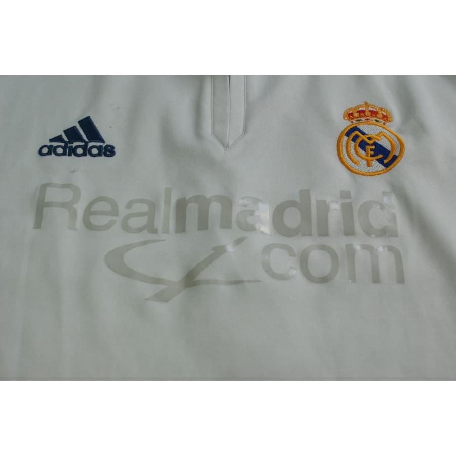 Maillot football rétro Real Madrid CF domicile N°7 RAUL 2001-2002 - Adidas - Real Madrid