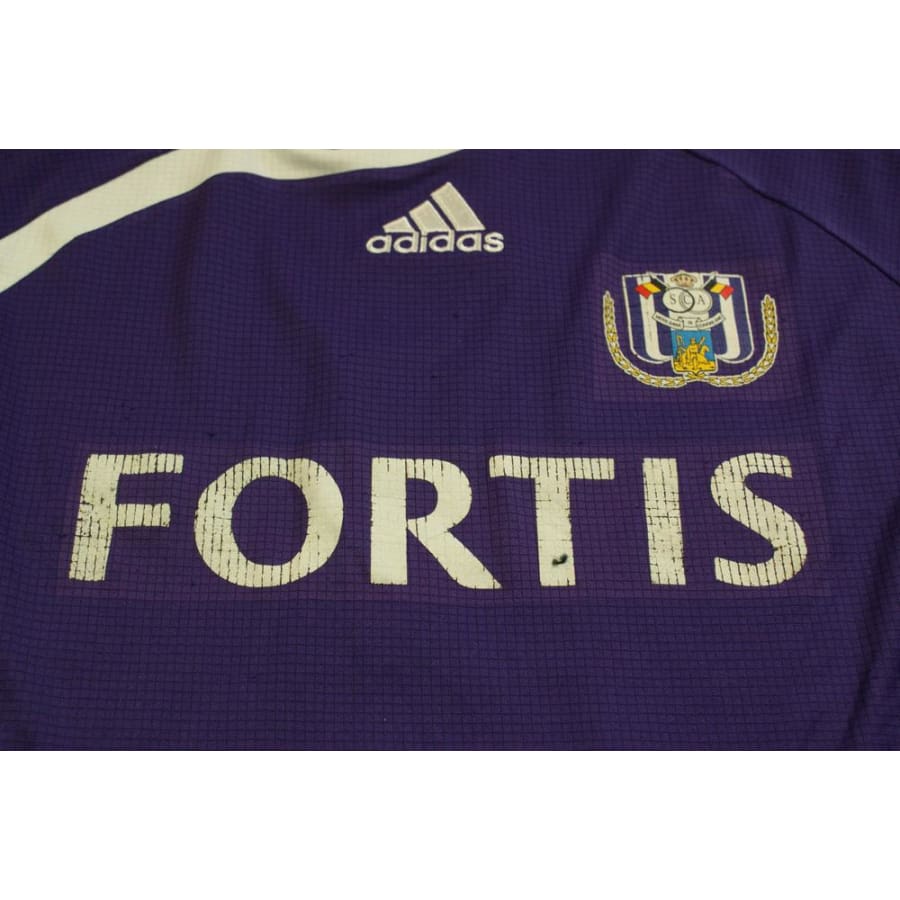 Maillot football vintage Anderlecht domicile N°8 C.LEIVA 2006-2007 - Adidas - RSC Anderlecht