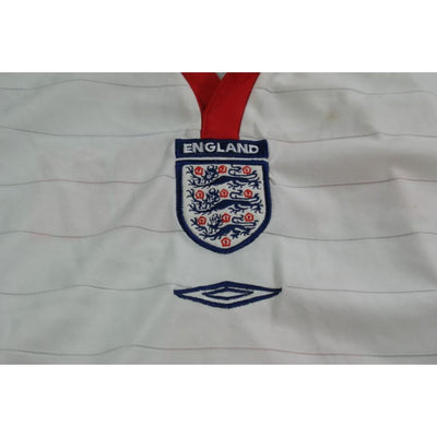 Maillot football vintage Angleterre domicile N°7 BECKHAM 2004-2005 - Umbro - Angleterre