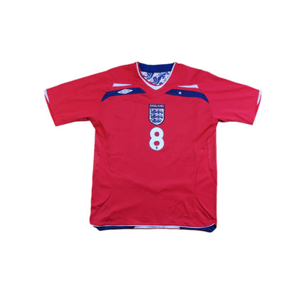 Maillot football vintage Angleterre extérieur N°8 LAMPARD 2008-2009 - Umbro - Angleterre