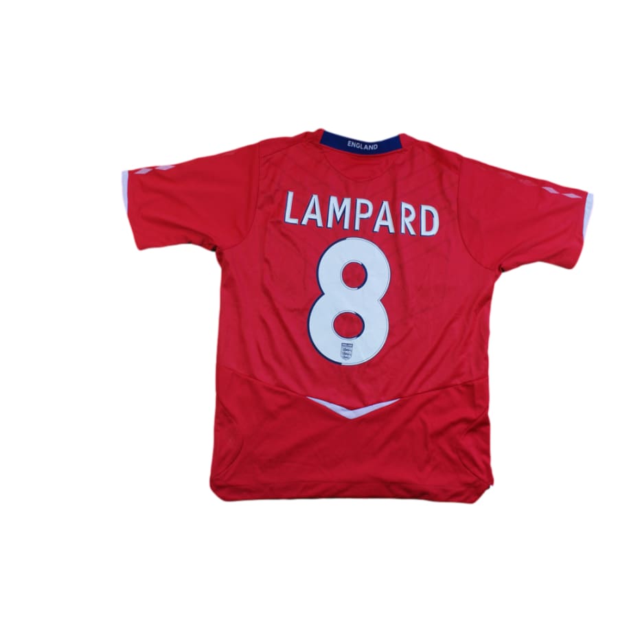 Maillot football vintage Angleterre extérieur N°8 LAMPARD 2008-2009 - Umbro - Angleterre