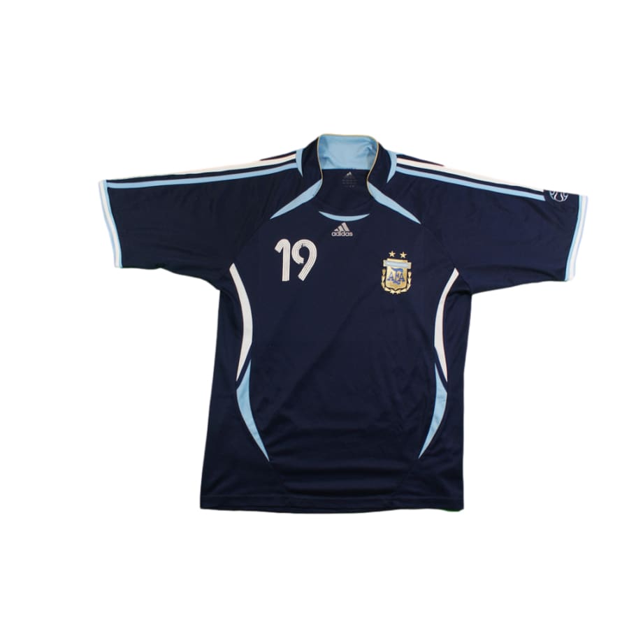 Maillot football vintage Argentine extérieur N°18 MESSI 2006-2007 - Adidas - Argentine