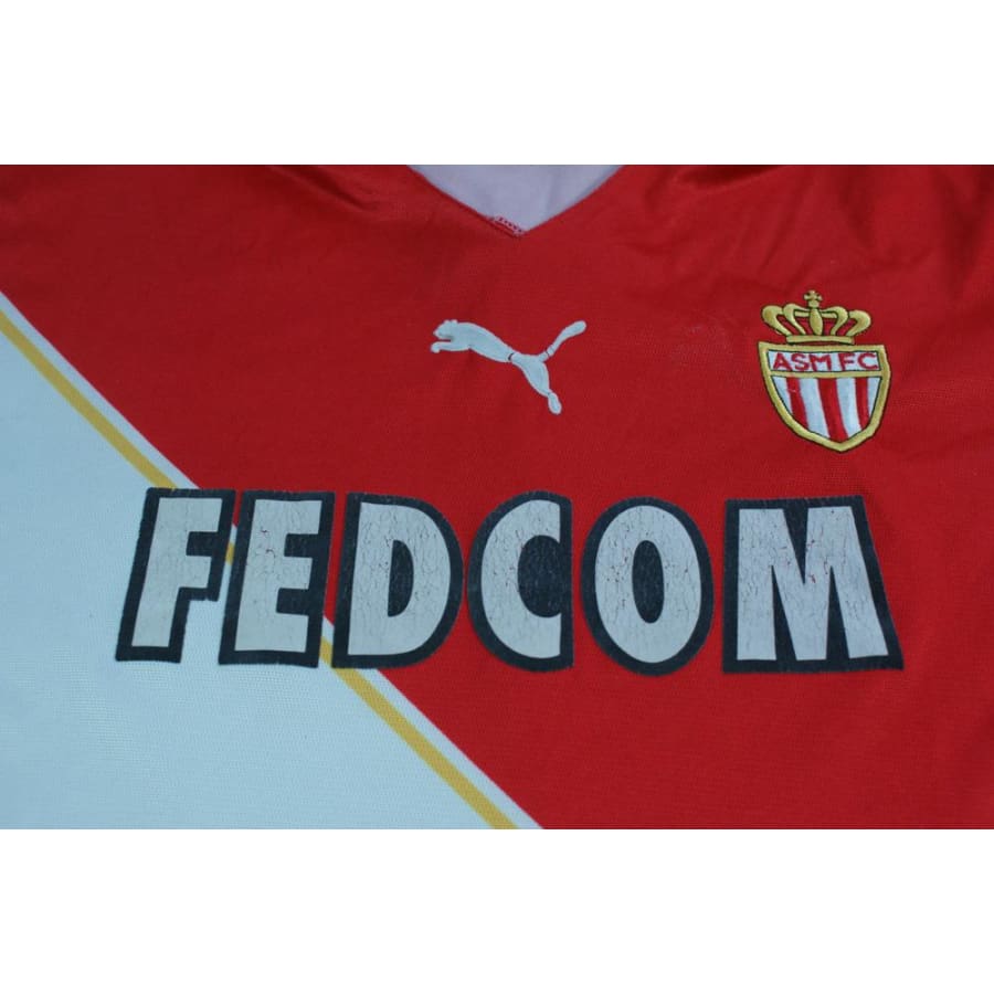 Maillot football vintage AS Monaco domicile 2001-2002 - Puma - AS Monaco