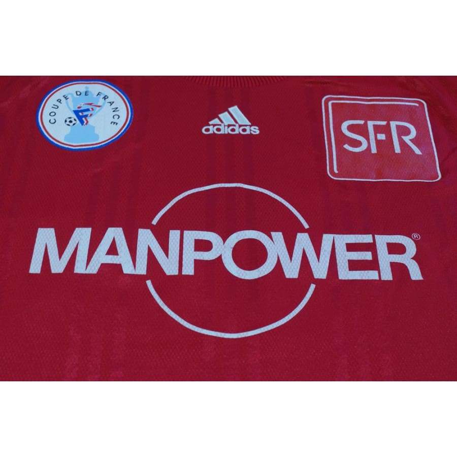 Maillot football vintage Coupe de France Manpower N°13 années 2000 - Adidas - Coupe de France