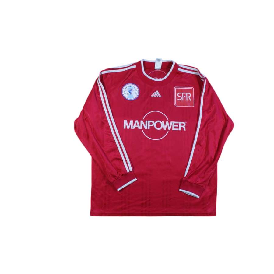 Maillot football vintage Coupe de France Manpower N°8 années 2000 - Adidas - Coupe de France