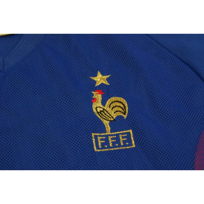 Maillot football vintage domicile Equipe de France N°10 ZIDANE 2002-2003 - Adidas - Equipe de France