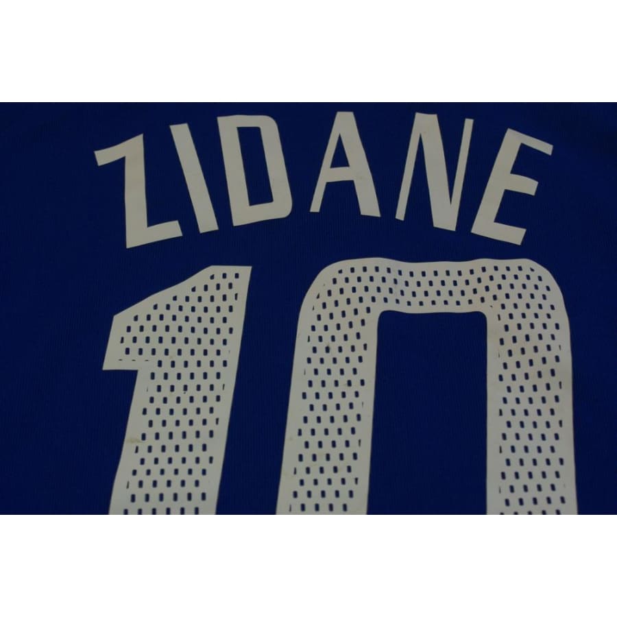 Maillot football vintage domicile Equipe de France N°10 ZIDANE 2002-2003 - Adidas - Equipe de France