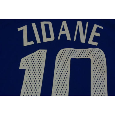 Maillot football vintage domicile Equipe de France N°10 ZIDANE 2002-2003 - Adidas - Equipe de France