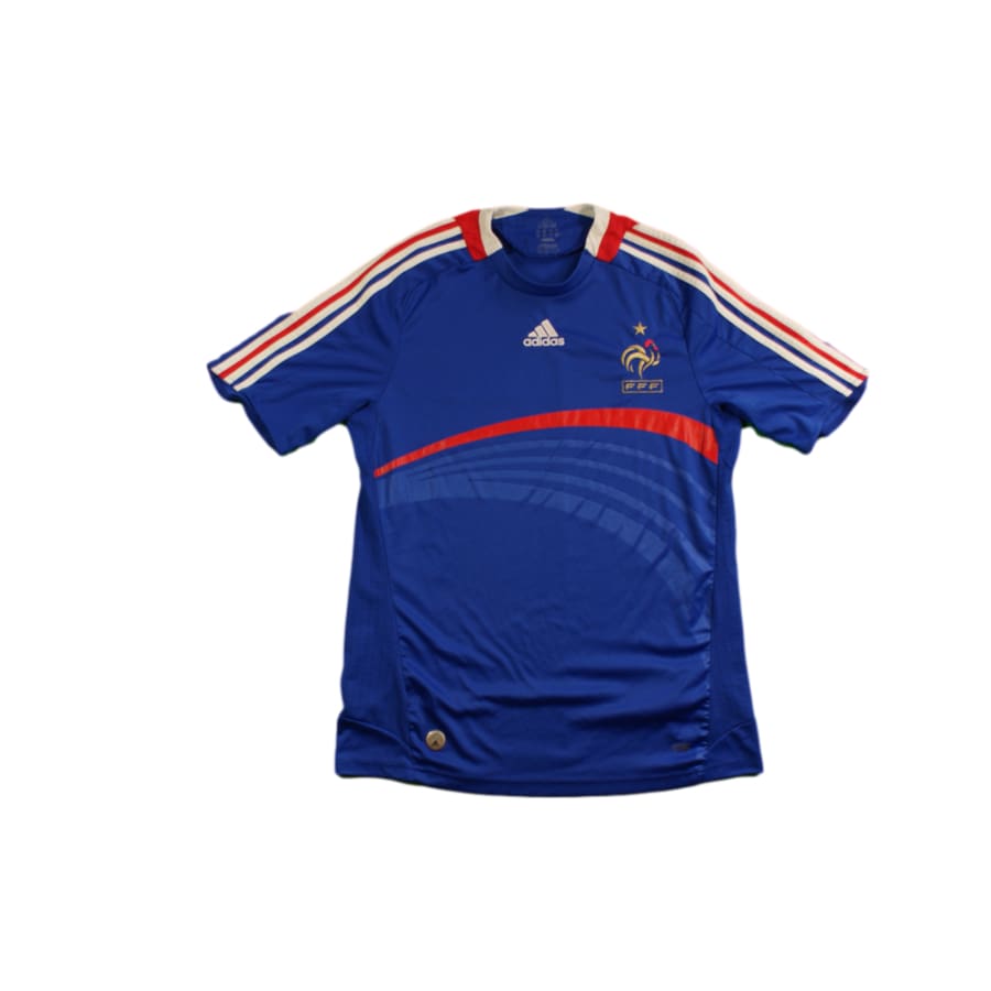 Maillot football vintage équipe de France domicile 2008-2009 - Adidas - Equipe de France