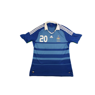 Maillot football vintage équipe de France domicile N°20 2009-2010 - Adidas - Equipe de France