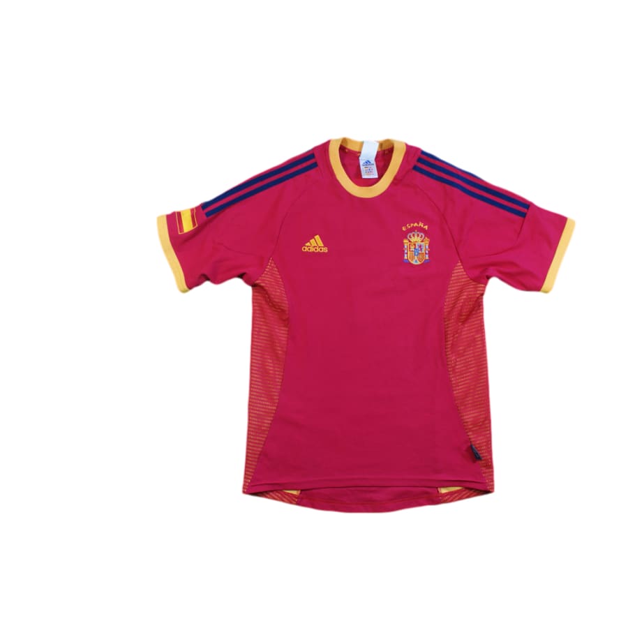 Maillot football vintage Espagne domicile N°7 RAUL 2002-2003 - Adidas - Espagne