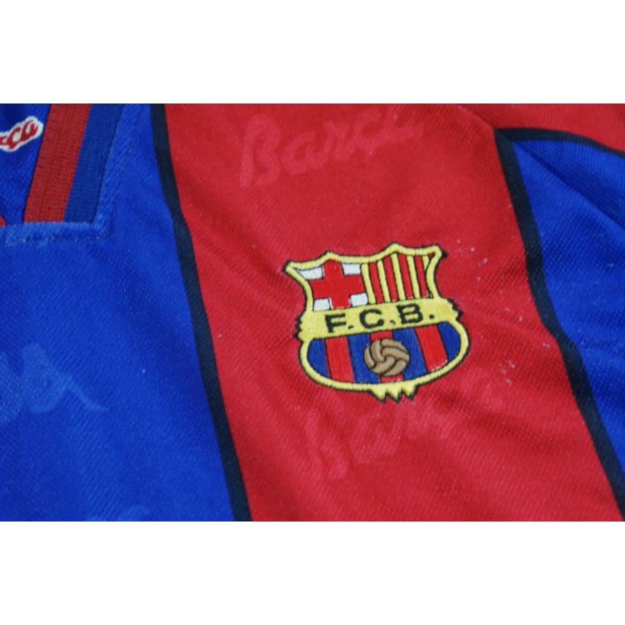 Maillot football vintage FC Barcelone domicile 1995-1996 - Kappa - Barcelone