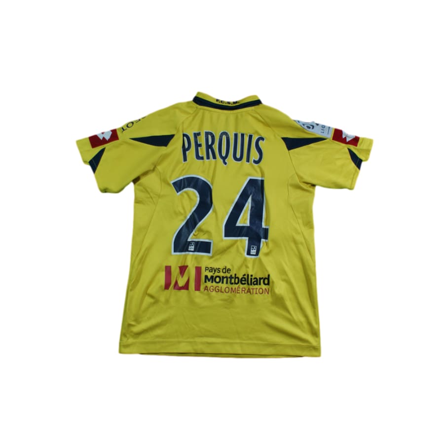 Maillot football vintage FC Sochaux enfant domicile N°24 PERQUIS 2010-2011 - Lotto - FC Sochaux-Montbéliard