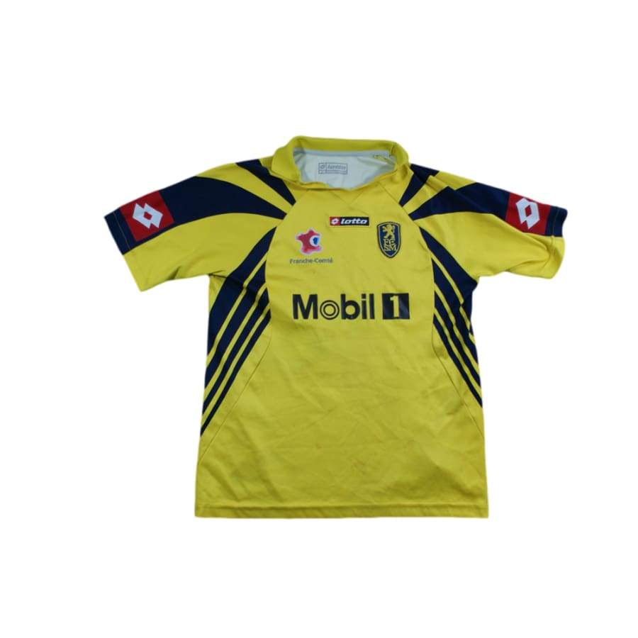 Maillot football vintage FC Sochaux-Montbéliard enfant domicile N°12 ISABEY 2007-2008 - Lotto - FC Sochaux-Montbéliard