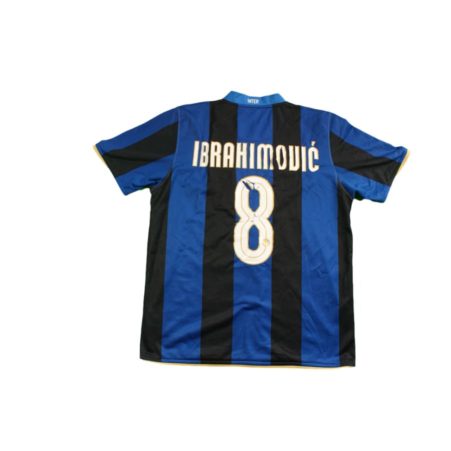 Maillot football vintage Inter Milan domicile N°8 IBRAHIMOVIC 2008-2009 - Nike - Inter Milan