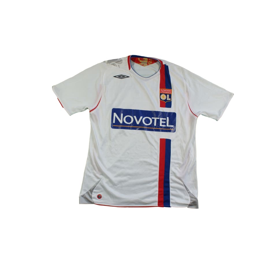 Maillot football vintage Lyon domicile 2008-2009 - Umbro - Olympique Lyonnais