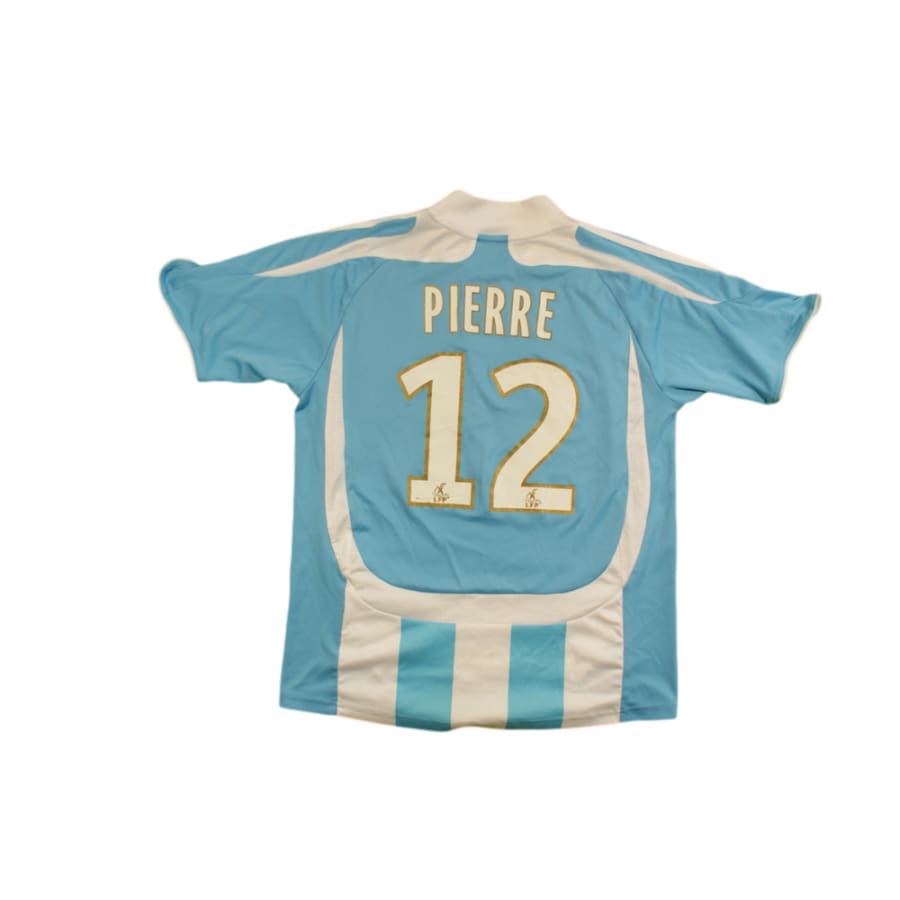 Maillot football vintage Olympique de Marseille extérieur N°12 PIERRE 2007-2008 - Adidas - Olympique de Marseille