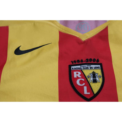 Maillot football vintage RC Lens domicile N°18 2005-2006 - Nike - RC Lens