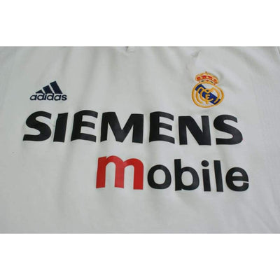 Maillot football vintage Real Madrid domicile 2002-2003 - Adidas - Rea