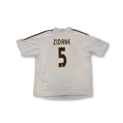 Maillot football vintage Real Madrid domicile N°5 ZIDANE 2002-2003 - Adidas - Real Madrid