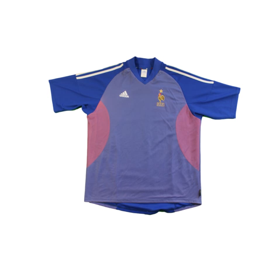 Maillot France rétro domicile 2002-2003 - Adidas - Equipe de France